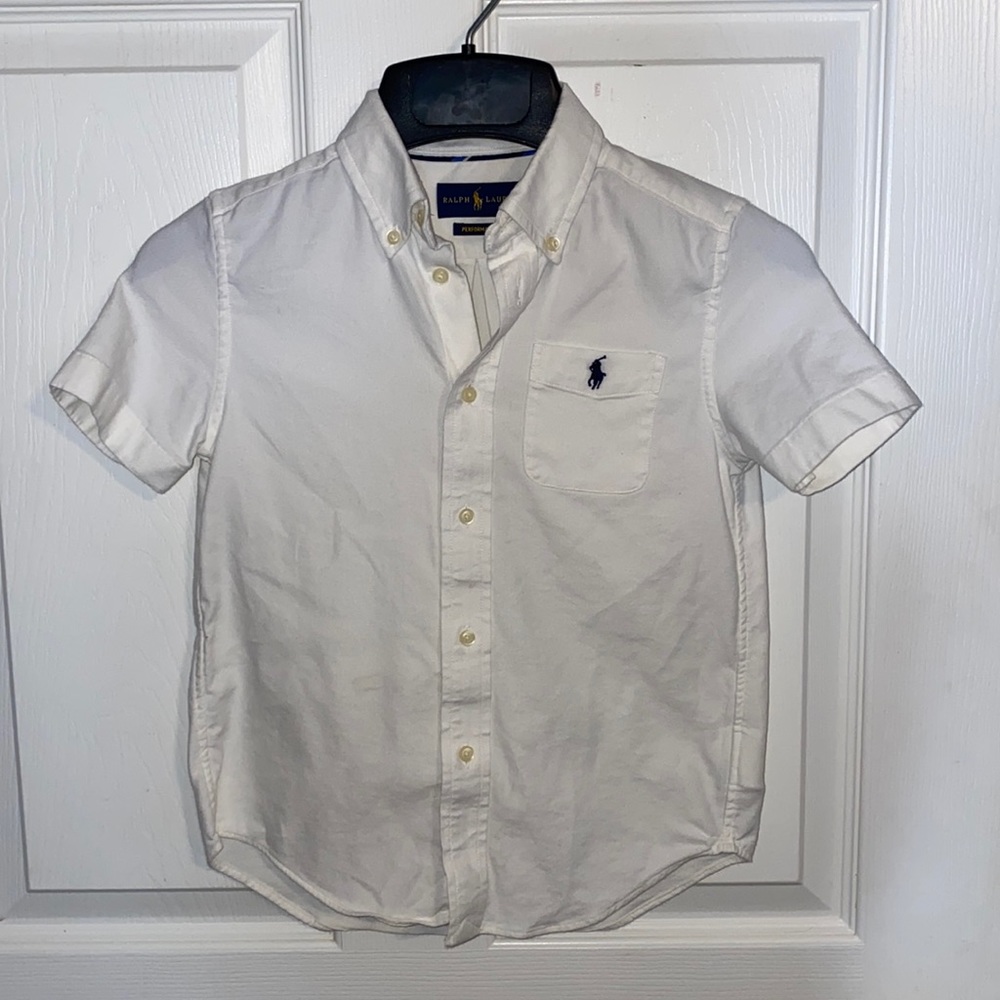 White Ralph Lauren button up